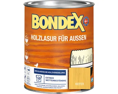 Produktbild von BONDEX Holzlasur kiefer 750 ml
