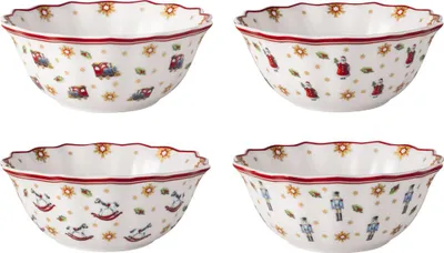 Zdjęcie produktu dla Villeroy & Boch 1485858490, 4 os., Porcelana, Wielobarwny, Toy's Delight, Okrągły, 4 szt.
