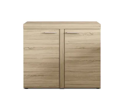 Produktbild von AX LIVING Schmal Kommode Spacoro 2T – Eleganz für Ihr Zuhause, Sonoma