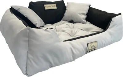 Obrázok produktu pre KingDog Sivé ležadlo pre psov 130x105 cm