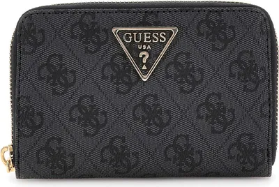 Produktbild von Elegante Damen Geldbörse Schwarz mit Reißverschluss und Münzfach