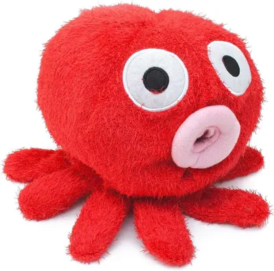 Produktbild von Oktopus Kosmetiktuchspender in Rot – Lustiger Taschentuchspender & Kosmetiktuchbox für Bad & Kinderzimmer – Originelles Deko Accessoire
