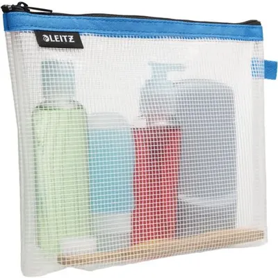 Zdjęcie produktu dla Leitz 40140036, Uni , Torba na akcesoria, Jeden rozmiar, Zamek błyskawiczny, Wodoodporny, Niebieski