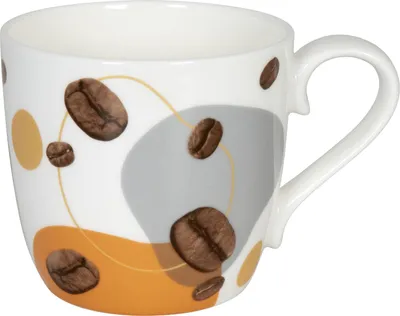Produktbild von KÖNITZ 1120572674 Becher Coffee Flow 425 ml aus Bone China Porzellan