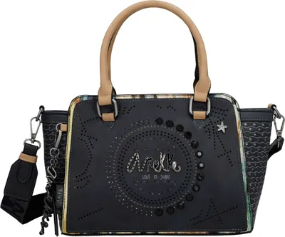 Produktbild von Anekke Handtasche Umhängetasche Hollywood Studio Bowling Bag Navy Blue dunkelblau