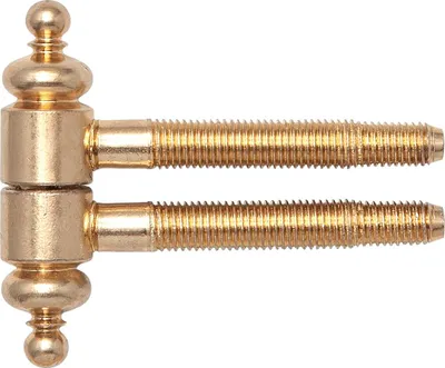 Produktbild von SFS Einbohrband mit Zierkopf, ø 16 mm, Bandhöhe 63 mm, Stahl vermessingt