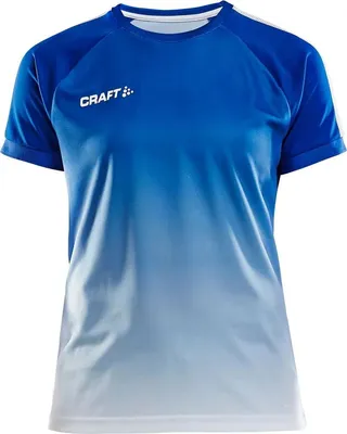 Productafbeelding van Craft Pro Control Fade Shirt Korte Mouw Dames - Royal  | Maat: L