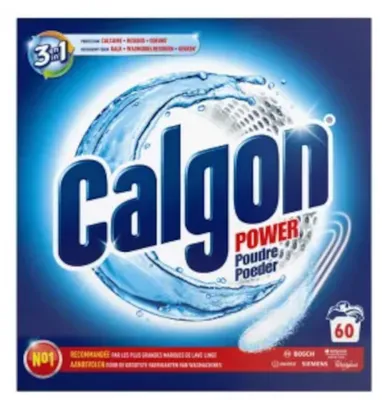 Produktbild von Calgon 3 in 1 Power Poeder 4in1 - 60sc/1,5kg Wasmachinereiniger