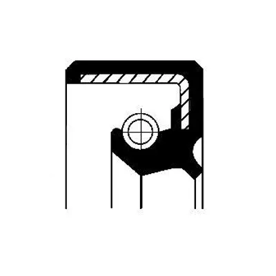 Produktbild von CORTECO Dichtring 45 mm Innendurchmesser 65 mm Außendurchmesser 7/7,5 mm Höhe mit Staubschutzlippe