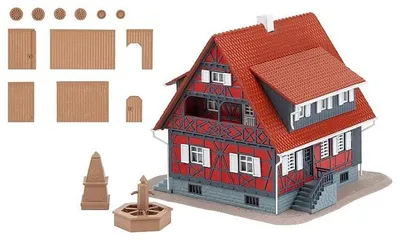 Produktbild von Faller 130587 - 1/87 / H0 Fachwerkhaus mit Brunnen - Neu
