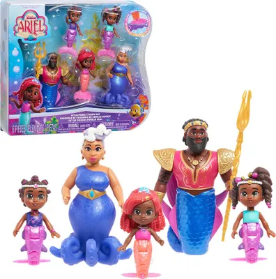 Produktbild von Just Play Ariel Jrknigliche Familie Figuren 5 Einheiten Mehrfarbig  Mehrfarbig One Size