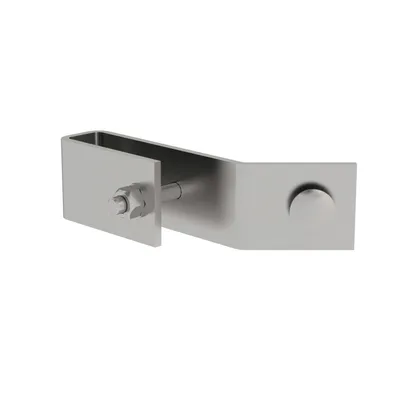 Produktbild von Günzburger Steigtechnik Schienenbefestigung für Leiterholm 50 x 20 mm Edelstahl - 077567