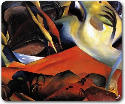 Produktbild von August Macke Mauspad - Der Sturm (19 x 23 cm)