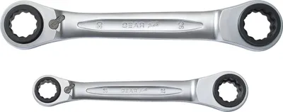 Image de KS TOOLS Jeu de clés mixtes à cliquet 503.4550 Acier au chrome-vanadium 2010g
