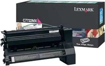 Obrázok produktu pre Lexmark C7722MX, 15000 strany, Purpurová, 1 kusov