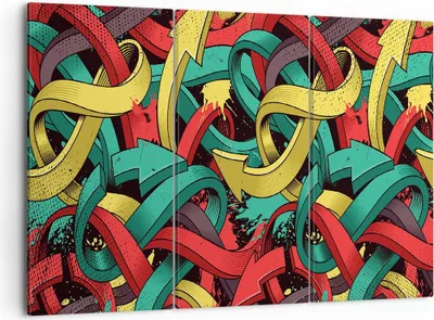 Produktbild von Bild auf Leinwand - Leinwandbild - Abstraktion modern - 105x70cm - Wand Bild - Wanddeko - Leinwanddruck - Bilder - Kunstdruck - Wanddekoration - Leinwand bilder - Wandkunst - CE105x70-3505