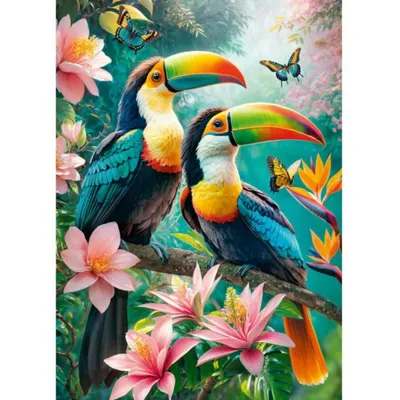 Produktbild von CHERRY PAZZI Puzzle Tukani im Paradies 1000 Teile