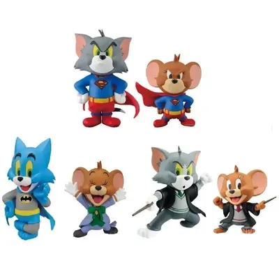 Obrázek produktu pro Sada 6 kusů figurek - Tom a Jerry - Bandai.