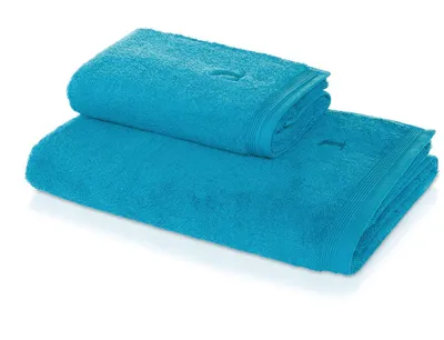 Produktbild von Möve Frottier Handtuch Superwuschel Serie 100% Baumwolle Frotteetuch saugstark waschbar pflegeleicht hochwertig strapazierfähig 50x100 cm Turquoise