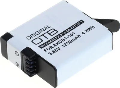 Produktbild von OTB Akku kompatibel zu GoPro Hero 5 / Hero 6 / Hero 7 / AABAT-001 Li-Ion