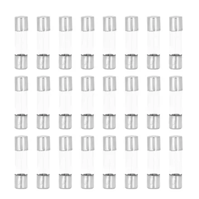Zdjęcie produktu dla 100 sztuk 250 V szklany bezpiecznik rurkowy Szybki bezpiecznik Akcesoria do ochrony obwodów 5 x 20 mm