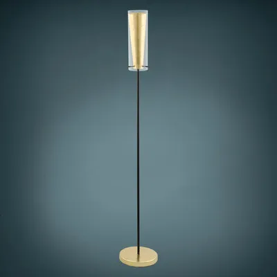 Produktbild von Stehlampe 1-flammig H 147 cm Pinto schwarz/gold