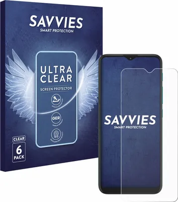 Produktbild von 6x Für Motorola Moto G9 Play Schutzfolie Savvies Displayschutz Display Schutz Folie Klar Transparent