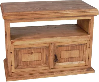 Produktbild von MiaMöbel TV-Kommode Mexico Möbel 80x60x40 cm Landhausstil Massivholz Pinie Honig