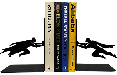Produktbild von Dekorative Buchstützen Superhelden, Set von 2