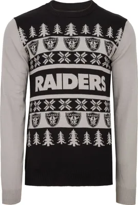 Produktbild von NFL Ugly Sweater XMAS Strick Pullover Las Vegas Raiders - L