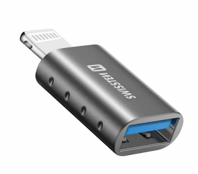Image de Adaptateur OTG Swissten - Adaptateur USB Lightning
