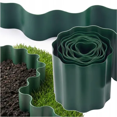 Obrázek produktu pro Zelená Vlnitá Lemovka 9 M × 10 Cm