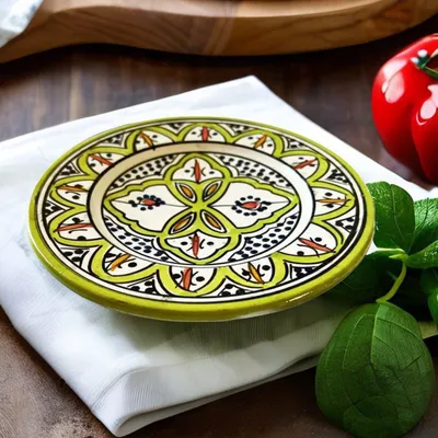 Obrázek produktu pro Středomořský keramický talíř Achraf 1 malý