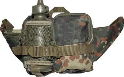 Produktbild von Gürteltasche mit Trinkflasche Bauchtasche Outdoor Pack Camo