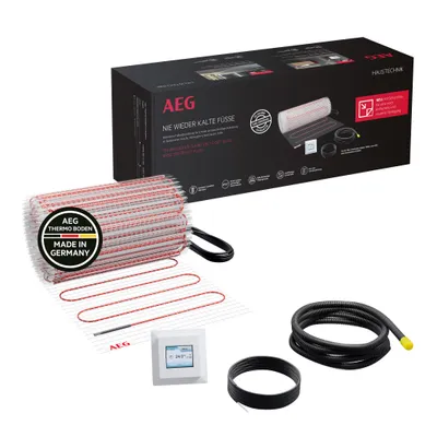 Produktbild von AEG elektrische Fußbodenheizung, Komplettset 5 m², 200 W/m², Turbo Thermo Boden TBS TC 200/5 Set Plus