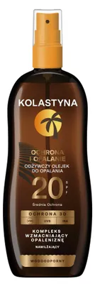 Obrázek produktu pro Kolastyna, Odżywczy olejek do opalania SPF20, 150 ml