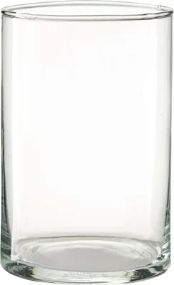 Produktbild von Teelichthalter Dekoglas Vase ZYLINDER H. 15cm D. 10cm Glas klar Rudolph Keramik