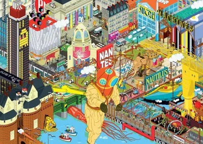 Image de Grafika Puzzle Nantes - 1000 pièces jeu de pose
