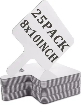 Produktbild von Famanu Whiteboard-Paddles 25 Stück - Handheld, doppelseitig