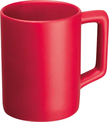 Produktbild von Keramiktasse / Kaffeetasse / 350 ml / Farbe: rot