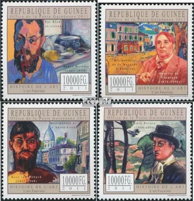 Produktbild von Briefmarken Guinea 2011 Mi 8818-8821 (kompl. Ausgabe) postfrisch Fauvistische Kunst