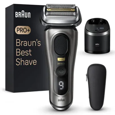 Produktbild von Braun Series 9 Pro+ 9565cc Elektrischer Rasierer Silber  Schwarz