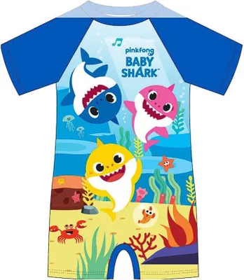 Produktbild von Badeanzug Baby Shark Badeanzug Blau Stretch Größe92 (87 - 92 cm)