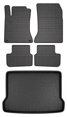Immagine prodotto di Tappetini gomma SolidPRO + bagagliaio per Mercedes-Benz GLA I X156 2014- 5 pezzi