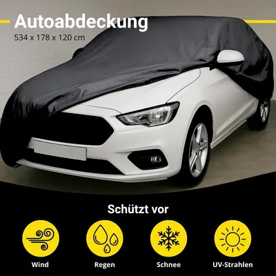 Produktbild von DUNLOP Auto-Vollgarage Universal, 534x178x120 cm, schwarz