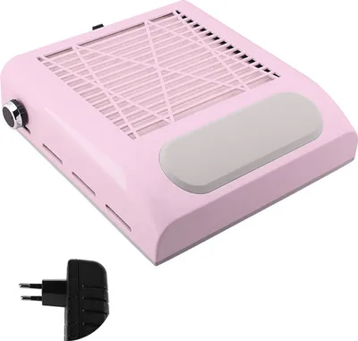 Produktbild von MODFU Profi Saubabsaugung für Nage, 80W Nagelstaubsauger Nagelstaubsammler Beutellos Mit Lüfter Filter Maniküre Pediküre Rosa