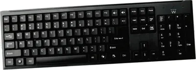 Obrázok produktu pre Ewent EW3108, Plná veľkosť (100 %), Kábel, USB + PS/2, Čierna
