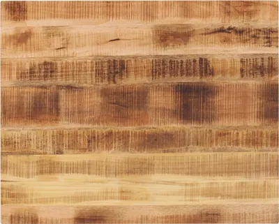 Productafbeelding van Tafelblad rechthoekig 100x80x2,5 cm massief ruw mangohout