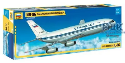Productafbeelding van 500787001 - Zveda, schaal 1:144, modelvliegtuig: Ilyushin IL