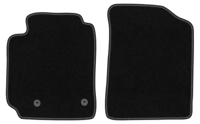 Produktbild von Velours-Fußmatten Vorne für Toyota Yaris Verso 1999-2005 (Minivan) – 2-tlg, Schwarz, passgenau – Wielganizator BASIC